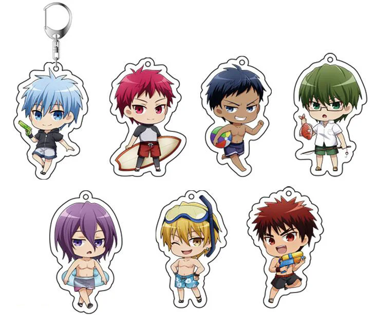 

Брелок для ключей в виде баскетбольного куроко из аниме «Kuroko's»