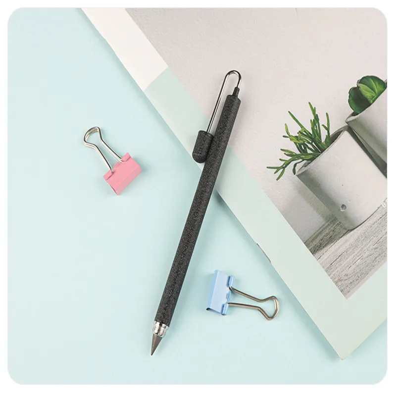 1 вечный карандаш без чернильная ручка милые модные eco-friendly для деловых подписей