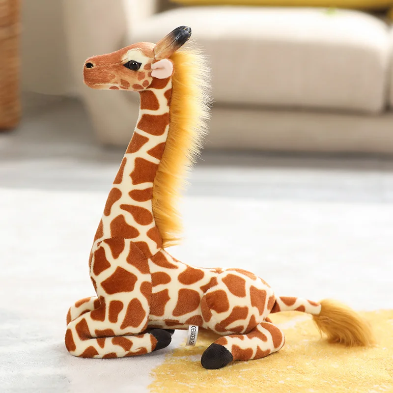 

30-60cm Real Life Giraffe Plush Toys High Quality Stuffed Animals Dolls Soft Kids Children Baby Birthday Gift Room Decor