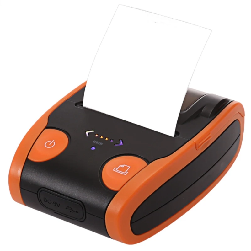 Портативный мини 58 мм Bluetooth беспроводной Термальный чековый принтер для