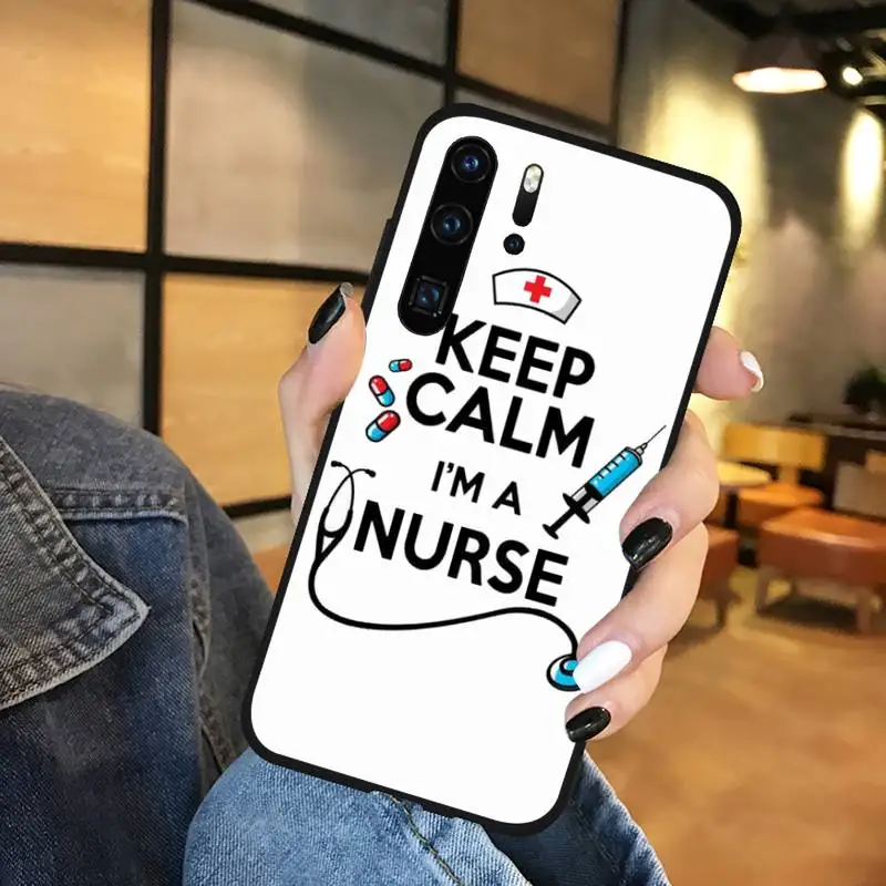 

Nurse Doctor Medical Health Phone Case Funda For Huawei P9 P10 P20 P30 Lite 2016 2017 2019 plus pro P smart