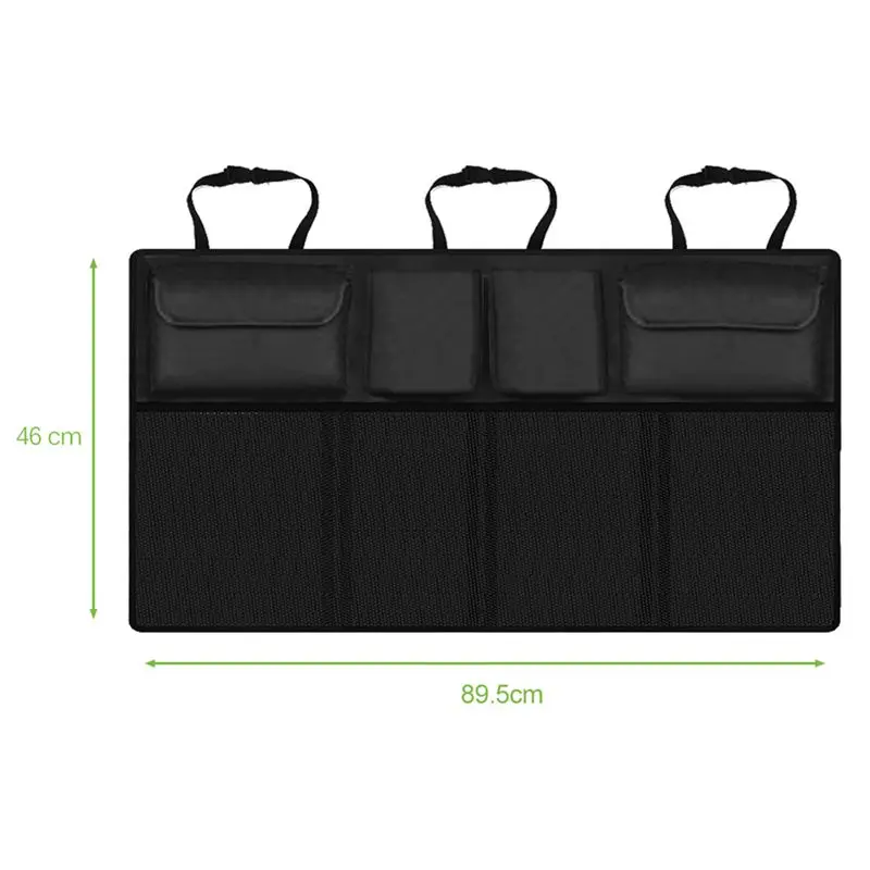 Автомобильная Задняя сумка для хранения на спинку сиденья мульти Висячие сетки