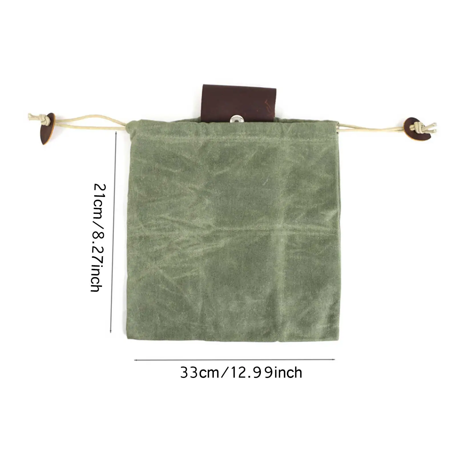 

Oxford Cloth Foraging Bag Canvas Foraging Pouch For Hiking, Buckle Duty Tool Pouch With Drawstring For Outdoors Camping