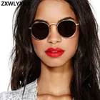 Винтажные женские солнцезащитные очки из сплава, роскошные брендовые дизайнерские классические зеркальные очки в маленькой оправе для вождения