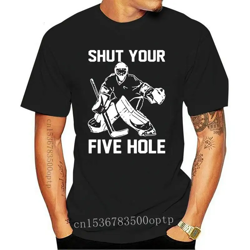 

New Shut Your Five Hole T-Shirt - Funny Ice Hockey Gift Ideos