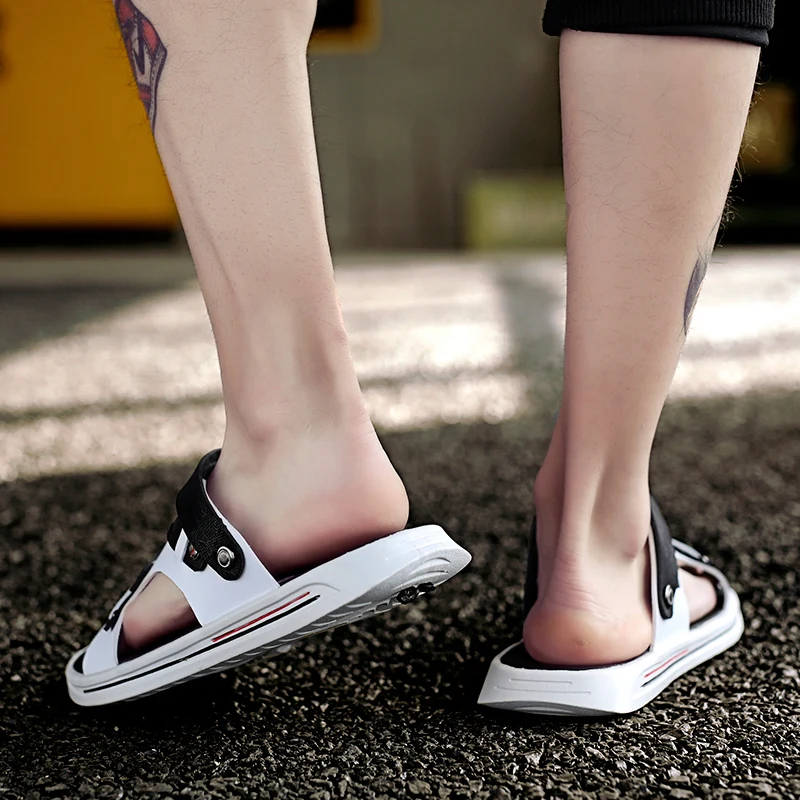 

Sandalia Masculina Couro Sandalias For Man Sandale Homme Summer Shoes Men Beach Sandals 2020 Deportivas Hombre