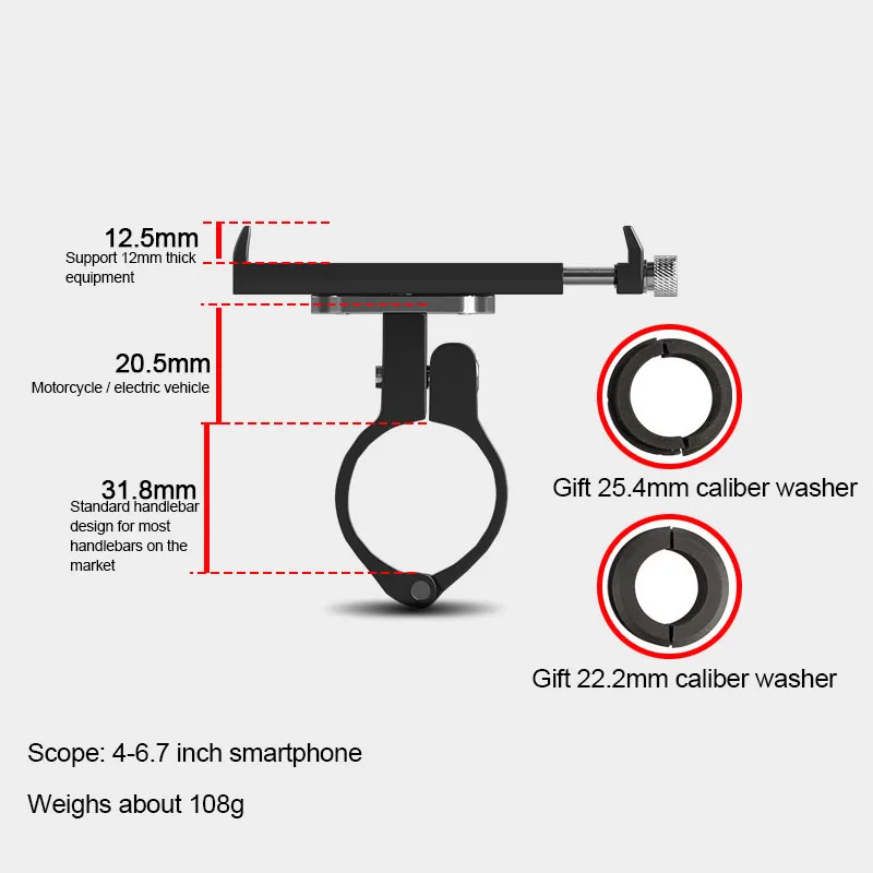 Держатель для телефона GUB из алюминиевого сплава велосипеда мотоцикла с