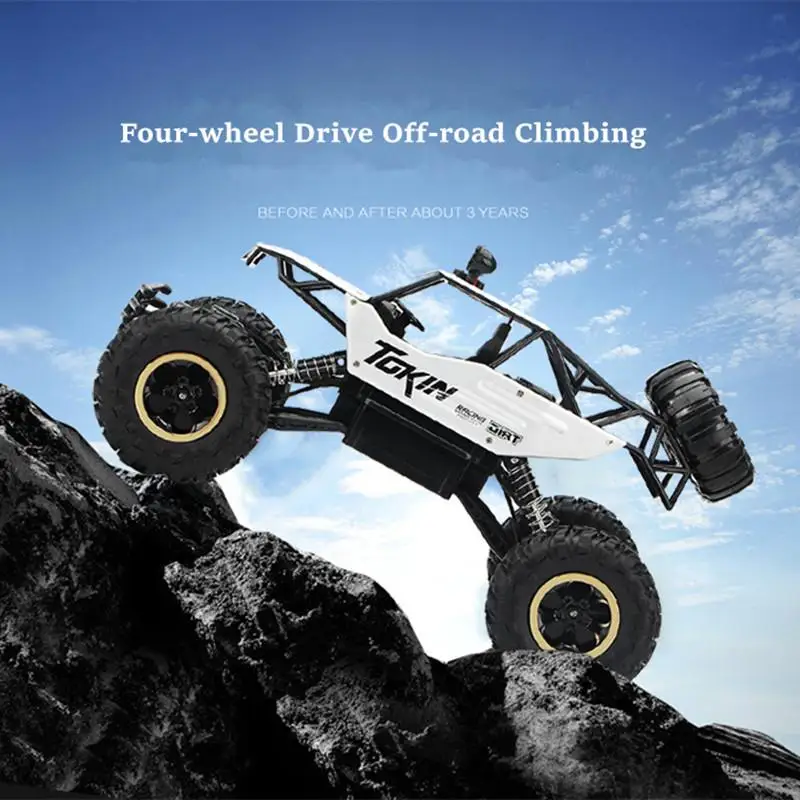 

Обновленный Радиоуправляемый автомобиль 1:12 4WD, высокоскоростной грузовик с радиоуправлением 2,4 ГГц, игрушечный внедорожник с дистанционны...