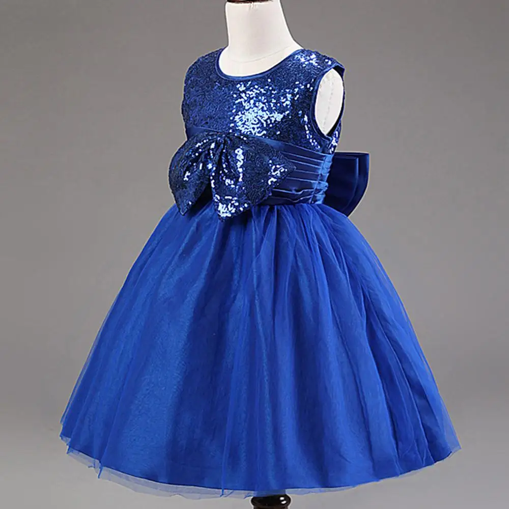 Летние платья для девочек платье принцессы с блестками праздничная одежда
