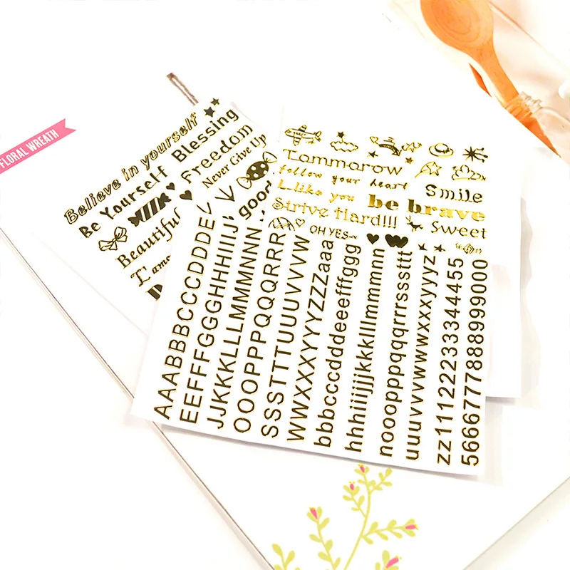 

Gypsum Candle Aromatherapy 26 Letter Stickers Number Metal Stickers A Variety of Patterns Collection Jewelry Accessories