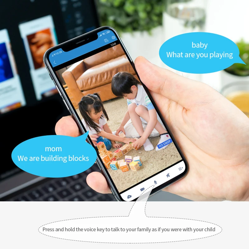 

PTZ Dual Len Zoom Wireless IP Camera WiFi 1080P H.265 IR Night Vision Voice Call WiFi Camera Security Surveillance