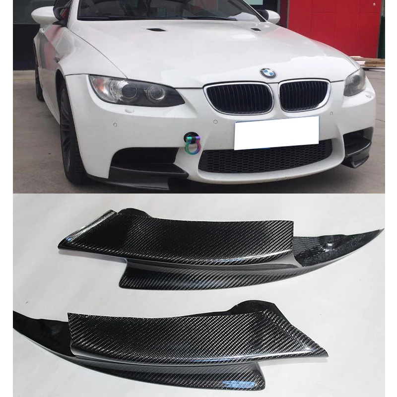 Передние разветвители для бампера из углеродного волокна BMW 3 серии E90 E92 E93 M3 2008 2014