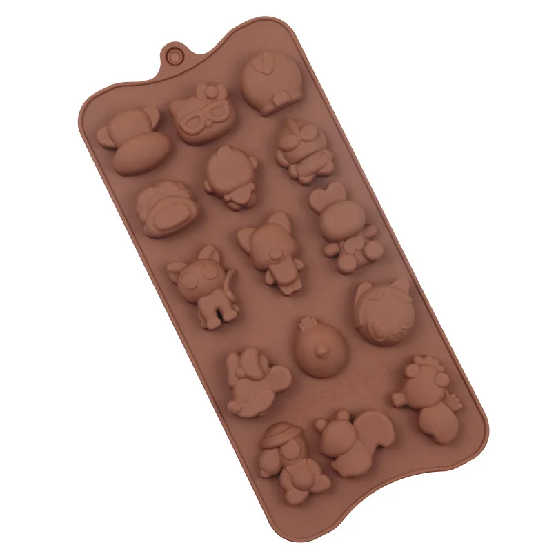 15 животных Деньги искусственная вощина печенья шоколадная форма печенье формы