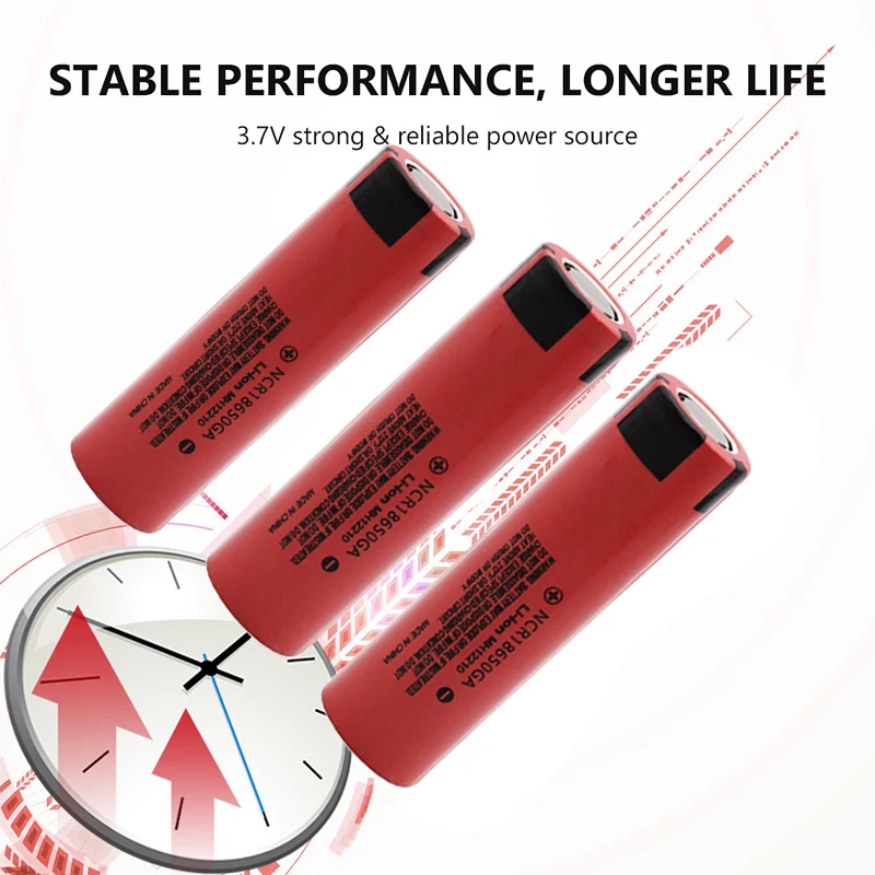 18650 аккумуляторная батарея 3 7 V Li-Ion 3500mAh ncr1865GA 30A Разрядка Для игрушечного фонарика