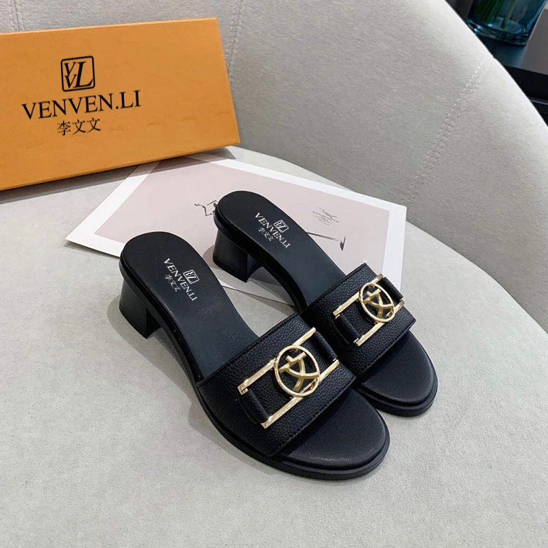 Горячая Распродажа французские тапочки V VL Новинка лета 2020 женская обувь топ из
