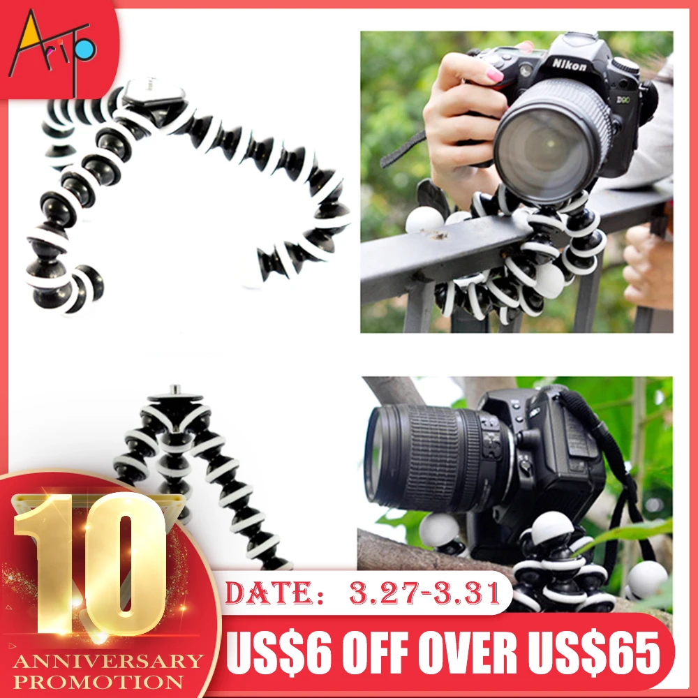 Большой Гибкий штатив осьминог Gorillapod для телефона держатель портативный