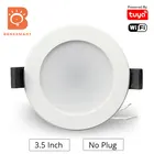 Умный светодиодный потолочный светильник Benexmart Tuya Wi-Fi, 3,5 дюйма, 10 Вт, RGBCW, лампа Alexa Echo Google Home с голосовым управлением