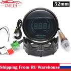 Автомобильный датчик соотношения топлива и воздуха, 52 мм светодиодный цифровой дисплей с узким датчиком кислорода O2 для 12 В 0258006028 гоночных автомобилей