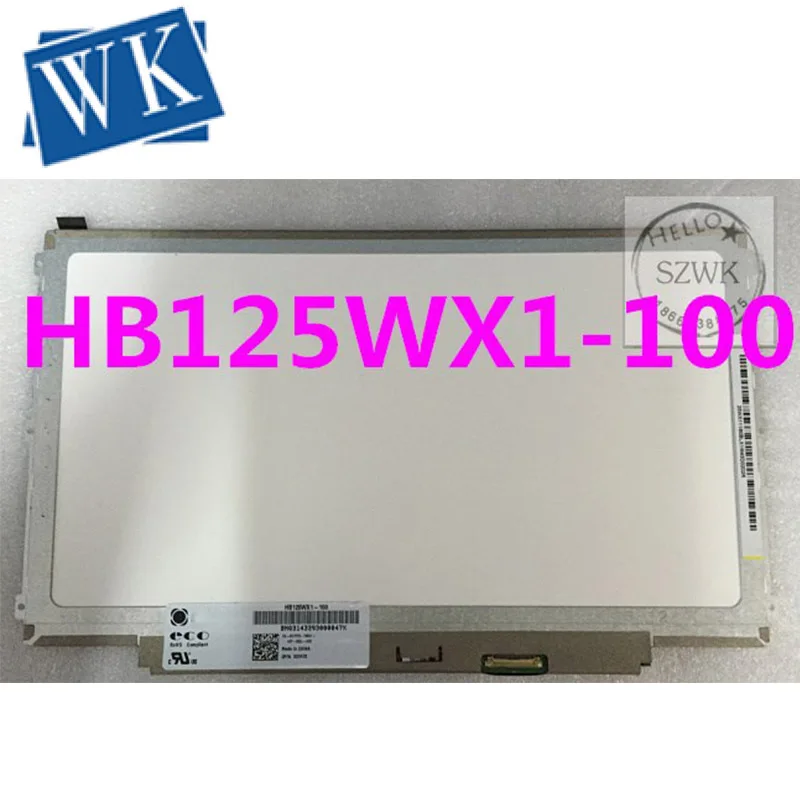 

HB125WX1-201 HB125WX1-100 12.5 WXGA eDP 30 pin Left+right 3 screw holes LED LCD Screen Display Panel