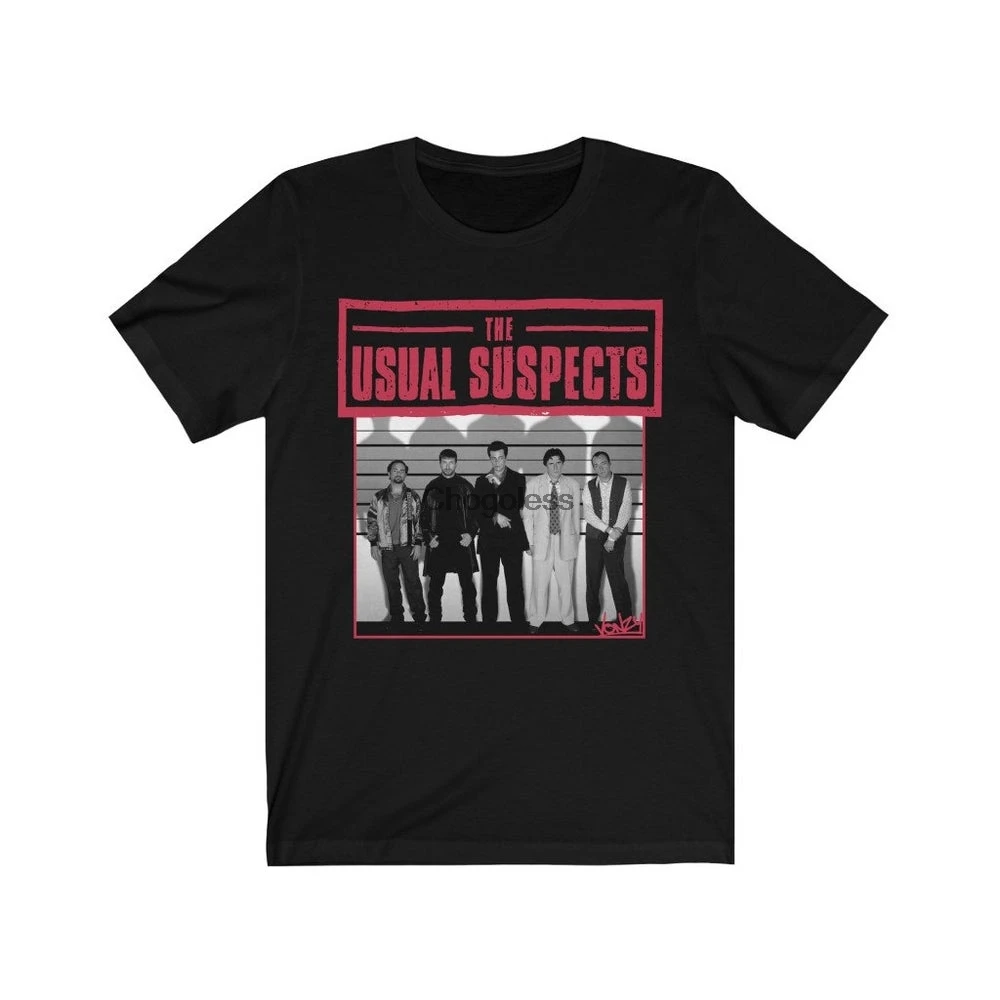 

The Usual Suspects retro movie tshirt tee shirt available in many colours