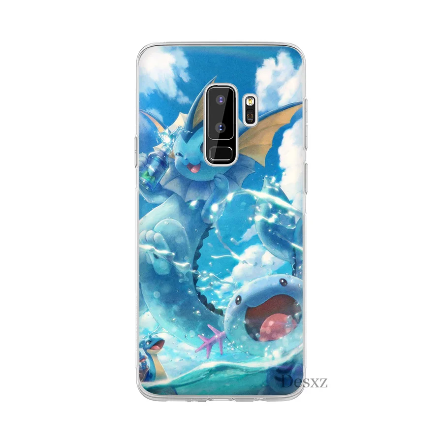 Чехол для телефона чехол Чаризард Сквиртл Vaporeon покемонов Samsung Galaxy J3 J5 J7 2016 2017 A5 A6 A8