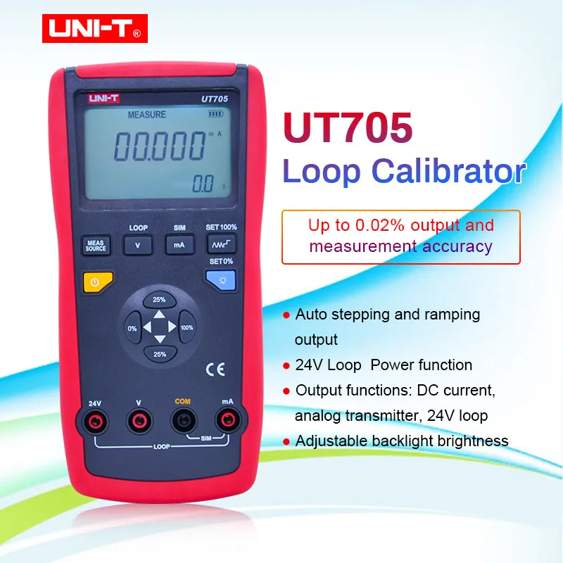

UNI-T UT705 Portable High Performance Single Function Loop Calibrator Calibration Instrument for Loop Calibration and Repair