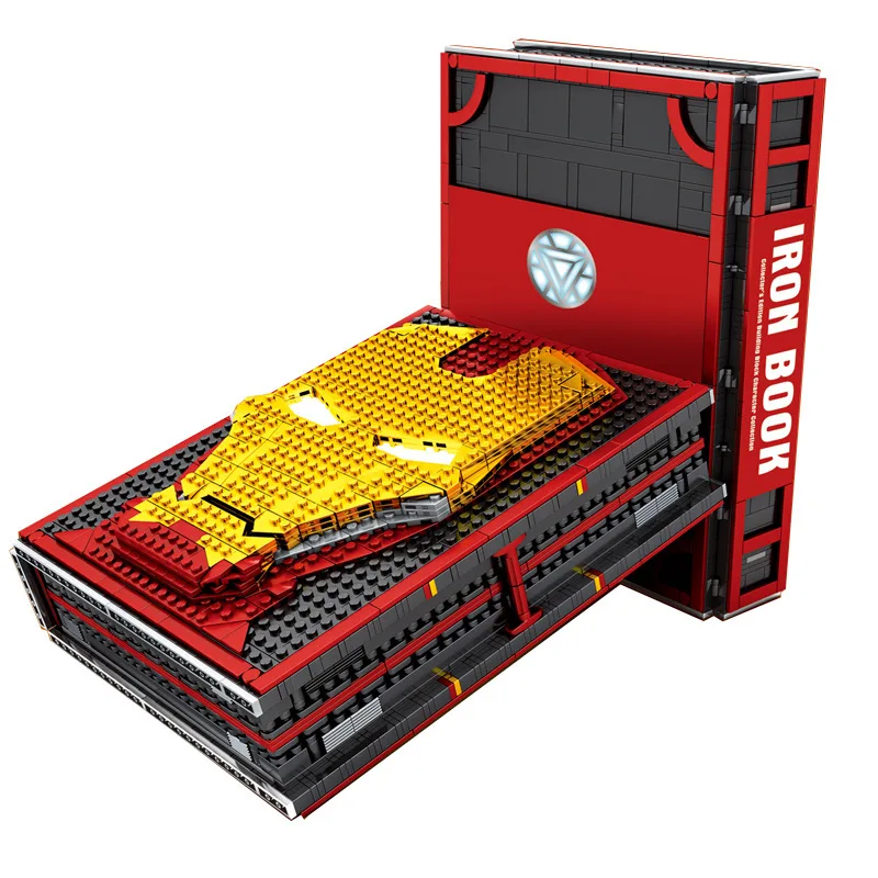 Книга-блок лучший подарок Супер Герои ЖЕЛЕЗНЫЙ ЧЕЛОВЕК подземная лабораторная