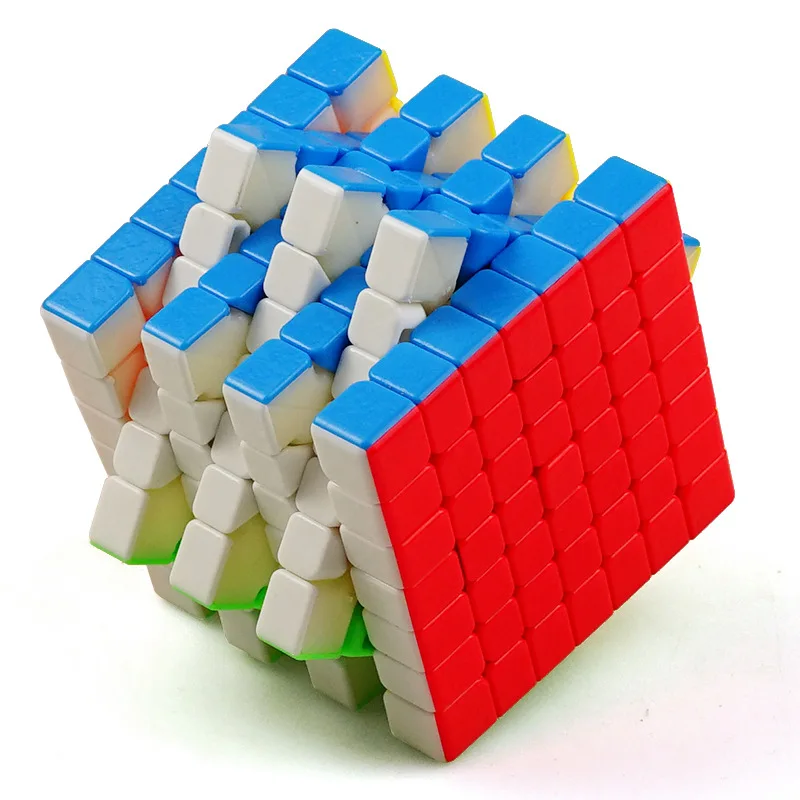 7*7*7 скоростей Профессиональный cubo magico обучающие игры цвет 7*7 Magic Cube гладкая