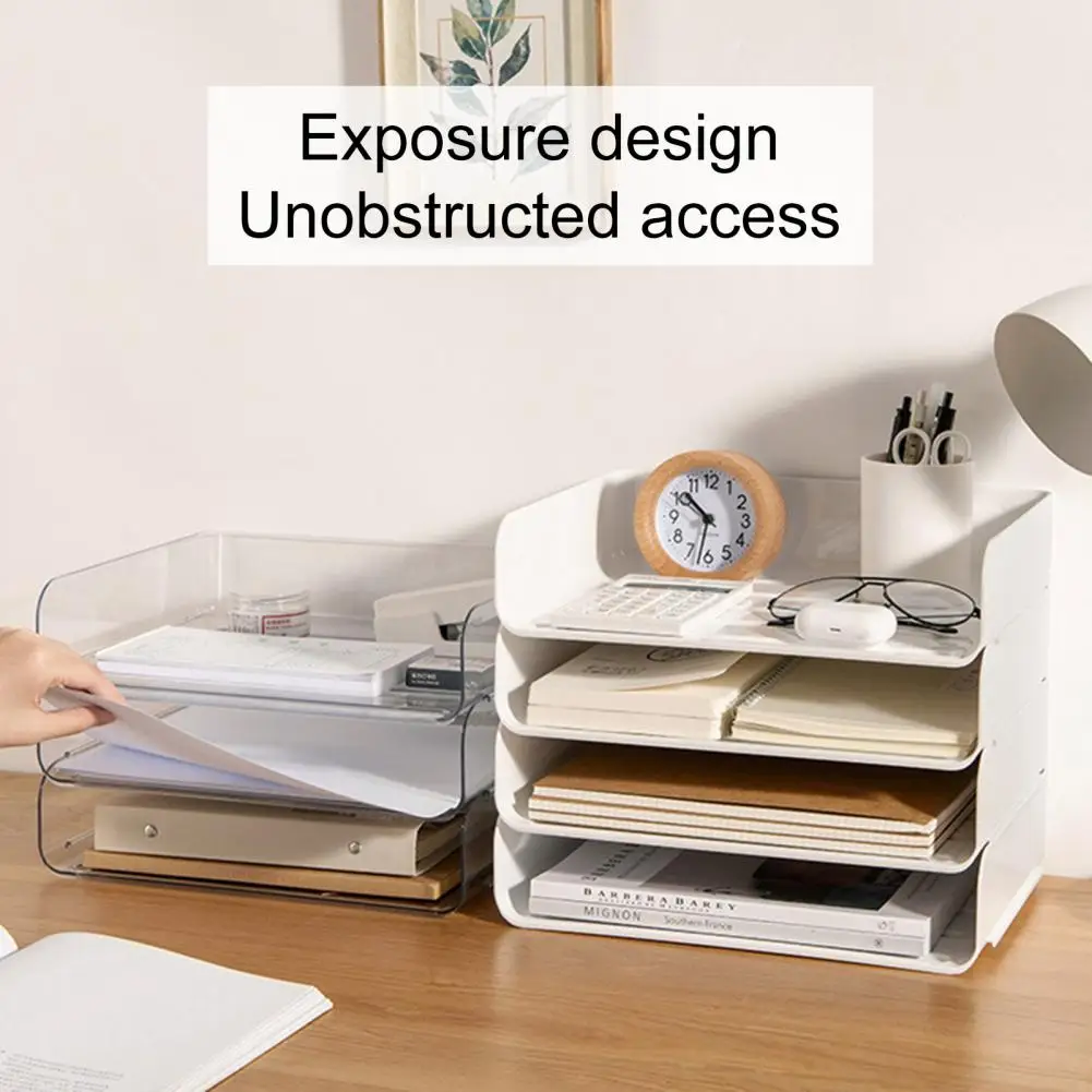 File Tray Multi-purpose Fine Workmanship Document Lightweight Desktop Paper Organizer | Дом и сад