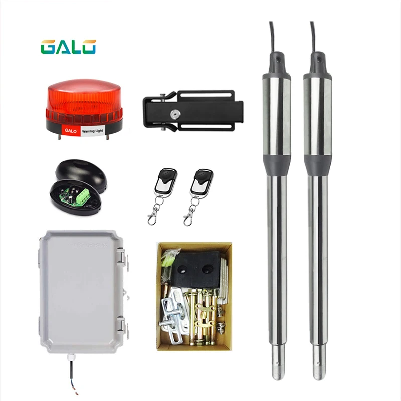 

Автоматический Открыватель ворот на солнечных батареях, электрические Распашные Ворота Оператор привода для открывания ворот, двухрычажн...