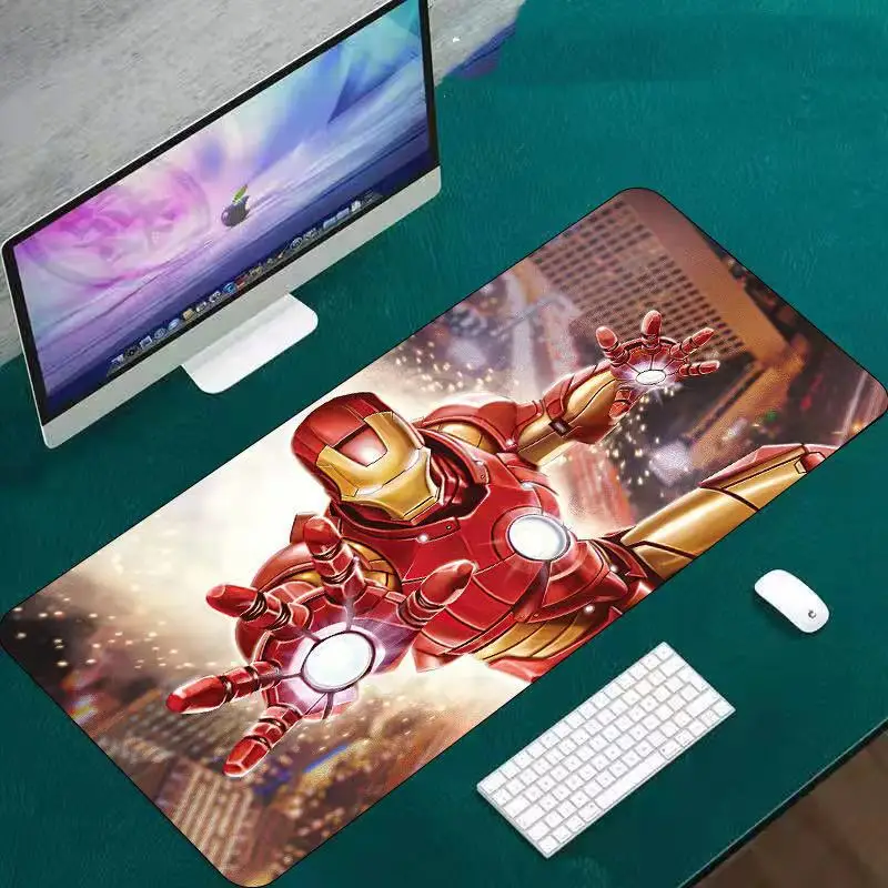 

Disney Marvel Series Iron Man 80CM*30CM Computer Notebook Mouse Pad 70CM*30CM Desk Waterproof Pad E-sports Slide Pad