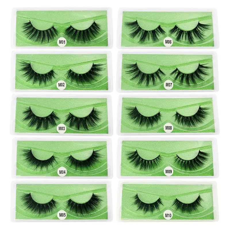 

Women Imitation Mink Eye Lashes Long Thick Soft Natural Fake False Eyelashes Makeup Tool