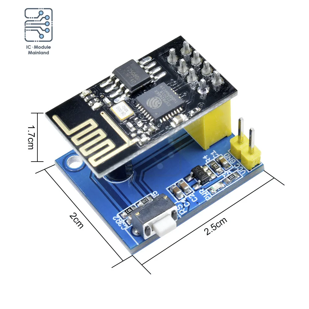 ESP-01/ESP-01S ESP8266 DS18B20 модуль датчика температуры плата адаптера NodeMCU для ArduinoR3 IOT Wifi