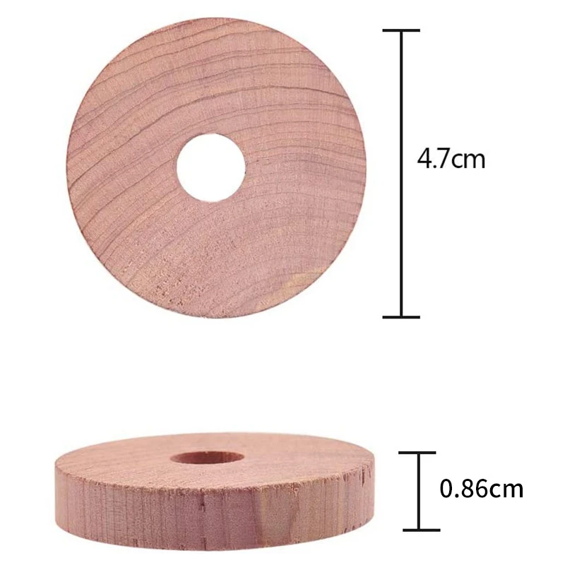 Ароматические кедровые блоки для хранения одежды кольца из натурального кедра