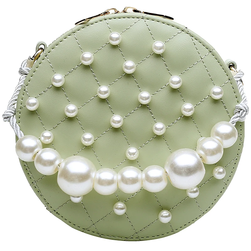 

Women's bag 2019 new wave Korean Joker Messenger bag chain shoulder small round bag