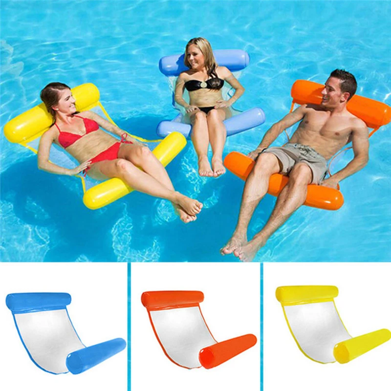 

Summer Swimming Pool Water Hammock Floating Chair Floating Bed PVC Swimming water lounge chair