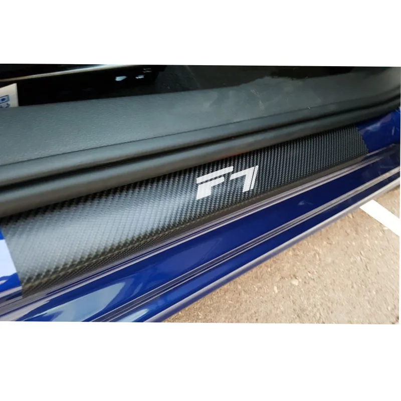 

For Great Wall Haval F7 Carbon Fiber Vinyl Sticker Car Door Sill Protector Sticker Car Accessories