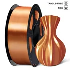 Нить пла 1 кг шелковая текстура 1,75 мм красная медь высокая прочность экологически чистый FDM материал для 3D-принтера допуск 0,02 мм