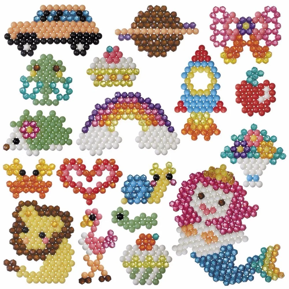 Perlen бисерные заправляемые пакеты Hama бисеры игрушки липкий Perler наклейка