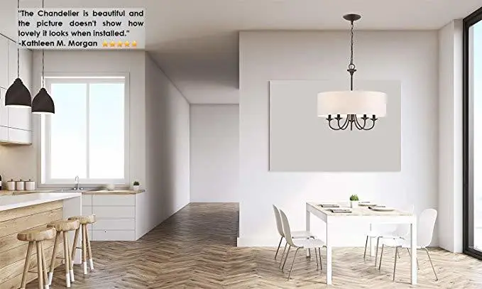 Новый дизайн тканевый абажур металлическая Подвесная лампа-канделябр | Лампы и