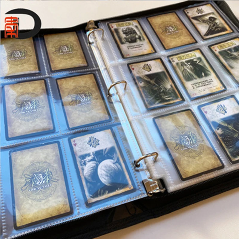 

180-360pcs Pokemon Game Card Collection Book GX VMAX Card Bookmark PU Leather High Capacity Storage Box Favorites Children Gifts