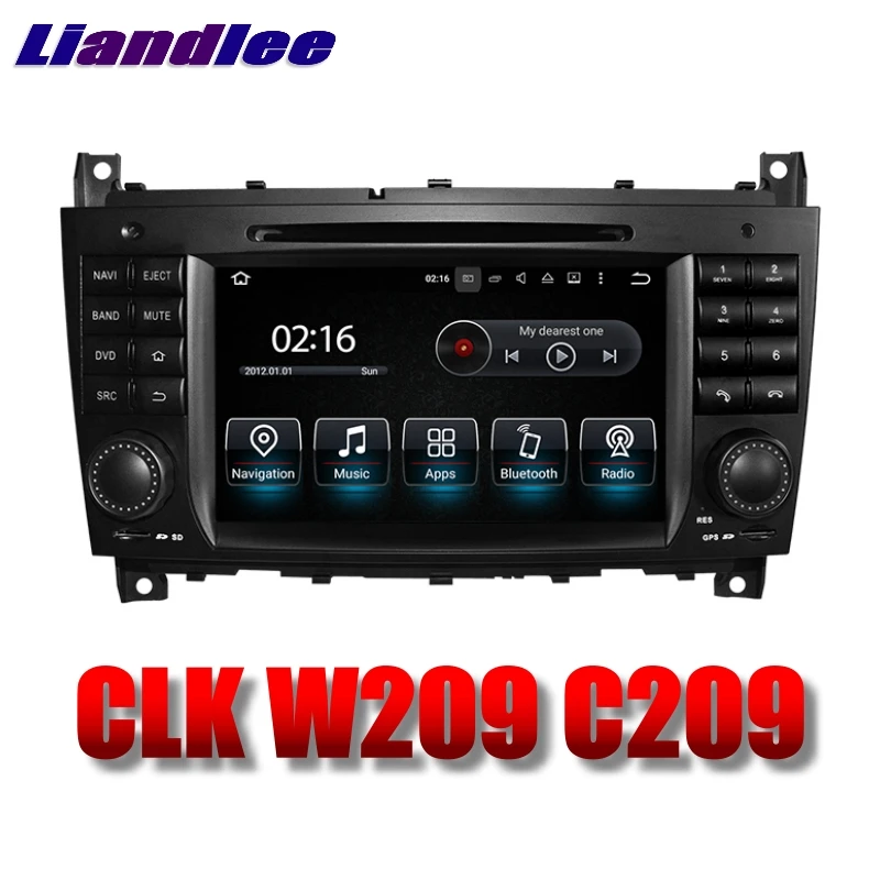 Liandlee автомобильный мультимедийный плеер NAVI для Mercedes Benz CLK W209 C209 MB 2004 2005 сенсорный