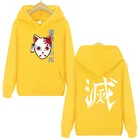 Новый пуловер аниме рассекающий демонов Свитшот Tanjiro Kamado костюм толстовки Харадзюку мужская Толстовка