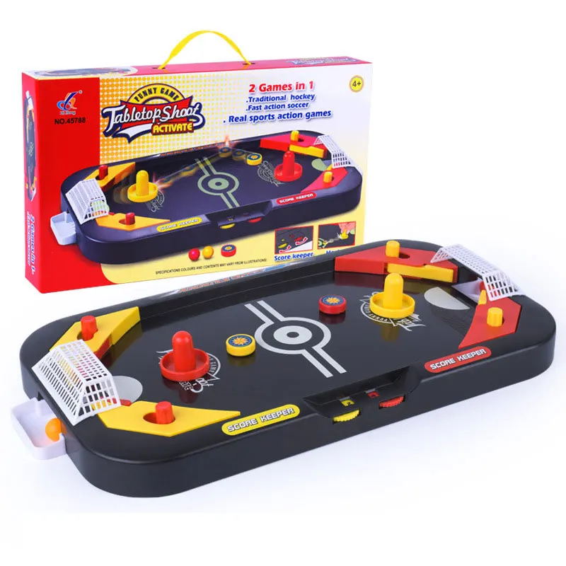 

New Ice Hockey Tabletop Battle Children's Competitive Game Mini Puck Table Family Children Pleasure Interactive Party Games Toys