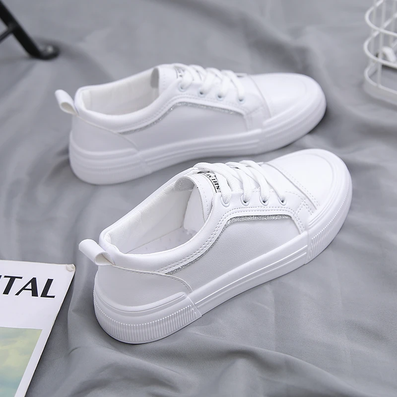

Breathable Shoes women new single shoes shallow small white shoes Korean casual solid color flat shoes women's shoes