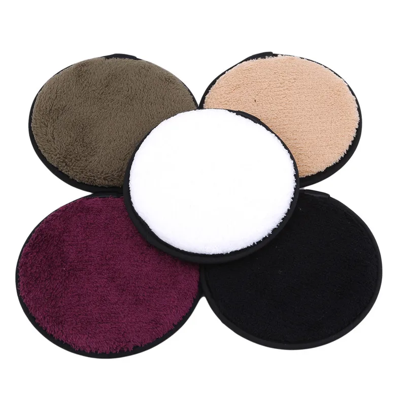 1PC Microfiber Sponge Cloth Pad multi-color Makeup Puff Remover Face Wash Tool Beauty Korean Buffy | Красота и здоровье