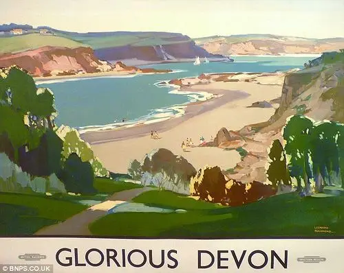 Британские Железнодорожные Путешествия Брайтон и хов Ретро Винтаж крафт плакат