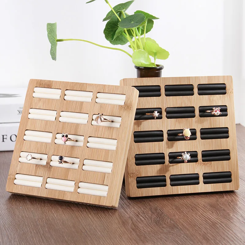

New 15 Grids Ring Earring Display Tray Jewerly Display Organizer Ear Stud Case Jewelry Storage Organizer Showcase