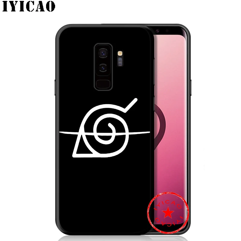 IYICAO Аниме Наруто логотип мягкий Чехол для samsung Galaxy S10e S10 S9 S8 Plus S6 S7 Edge Note 10 9 8 TPU |