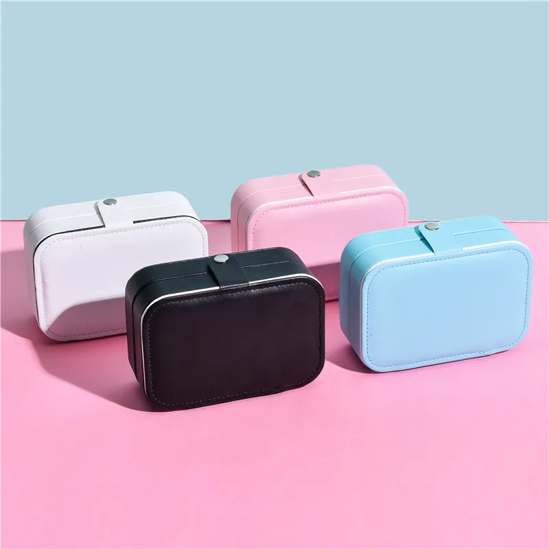 

Jewelry Box Wholesale Earrings Earrings Ring Storage Box Necklace Bracelet Jewelry Portable Storage Box